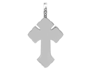 จี้ไม้กางเขนเพชรโมอิส S925กลมสีเงินสเตอร์ลิงประดับเพชรแบบตัดเป็นเอกลักษณ์หรูหรา - Product Image 6