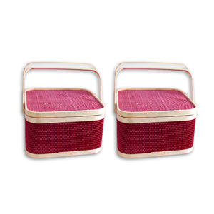 กระเช้าของขวัญไม้ไผ่ขายดี: เป็นทางเลือกที่ไร้กาลเวลาและยั่งยืนสำหรับทุกโอกาสที่มีคุณภาพสูง - Product Image 1