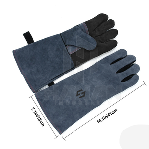 Gants de sécurité en cuir durables et ignifuges personnalisés directs d'usine pour les soudeurs - Product Image 2