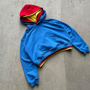 Sweat à capuche personnalisé 500 Gsm sweats à capuche à épaules tombantes pour homme 100% coton sweat à capuche lourd de haute qualité - Product Image 1