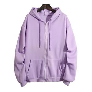 Winter Sports Casual Kangaroo <b>Hoodie</b> <b>Red</b> Fleece Drawstring New Age Reducing Vitality Loose Oversized Full Sleeved Solid Front - Product Image 4