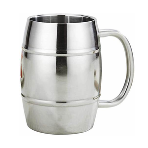 Luxury Stainless Steel Beer Mug 16oz Customize Size Logo Sustainable Eco Friendly Stainless Steen Beer Mug <b>Drinkware</b>` Mug - Product Image 2