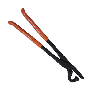 Haute Qualité Réutilisable Durable Sabot Incurvé Mâchoire Clincher Maréchal Outil Pince En Acier Durable Robuste Cheval Maréchal Équipement - Product Image 3