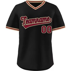 100% poliéster al por mayor de alta calidad hombre en blanco uniforme de béisbol ropa deportiva camisetas bordado personalizado Logo nombre béisbol Jersey - Product Image 6