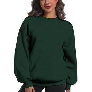 New Arrival Women's Breathable Sweatshirt with Drop Shoulder Pullover Custom Logo Different Styles - Product Image 1