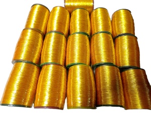 Hilo dorado de la mejor calidad hecho con fibra metálica premium, ideal para bordado, costura, apliques, insignias, uniformes y costuras decorativas. - Product Image 3