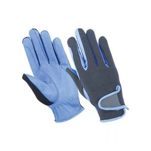 Guantes de equitación transpirables antideslizantes de alta calidad con logotipo personalizado, precio de fábrica al por mayor - Product Image 1