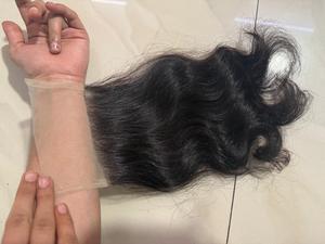 Vente en gros d'extensions de cheveux vierges alignés sur les cuticules Remy 100% noir soyeux 5x5 fermeture droite approvisionnement en cheveux humains vietnamiens - Product Image 6