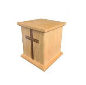 Venta al por mayor de urnas de cremación de madera hechas a mano de estilo americano moderno adulto hombre mujer funerario urnas decorativas - Product Image 1