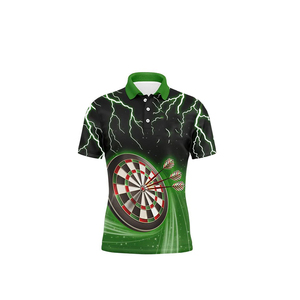 Polo de fléchettes de maillot de football de sublimation personnalisé de haute qualité avec polos de poche conçus - Product Image 5