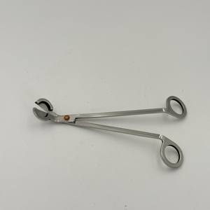 Wholesale Silver Mirror Polish Stainless Steel <b>Candle</b> <b>Wick</b> Trimmer Scissors <b>Candle</b> Tool - Product Image 3