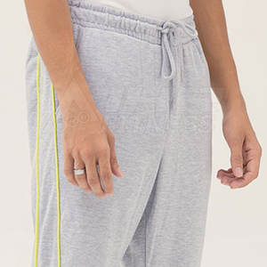 Pantalon décontracté en toile légère pour homme, avec logo imprimé personnalisé, 100% coton, taille adulte, fabriqué au Pakistan - Product Image 5