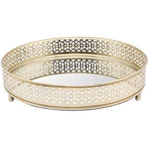 Elegant Design Metal And <b>Mirror</b> <b>Tray</b> Suitable For Festive Decor Gifting And Stylish Home Presentation - Product Image 4