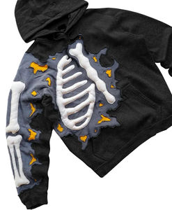 Sudaderas con capucha Material transpirable Color sólido Hombres Puff Imprimir Sudaderas con capucha Estilo casual Personalice su propio logotipo Sudaderas con capucha para hombre 100% Algodón - Product Image 6