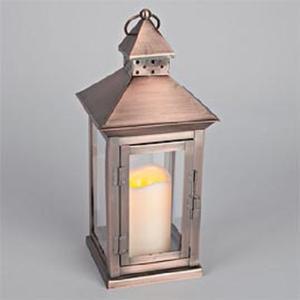 Lanterne photophore en verre métal or rose dernier style classique décoratif pour banquets de mariage éclairage de scène décoration de la maison - Product Image 6