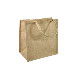 Bolsas de yute ecológicas de alta calidad hechas a mano, patrón de letras personalizado, mejor precio de venta para compras verdes - Product Image 5