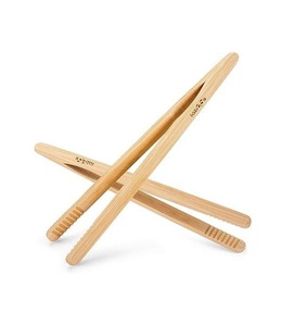 Pinzas de madera extralargas hechas a mano personalizadas, utensilio de cocina de madera dura natural duradero para asar, servir, mezclar agitador de cóctel - Product Image 6