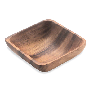 Bol de service en bois d'acacia de la meilleure qualité avec poignée de cerf pour le camping Prix de gros - Product Image 6