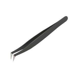 Pinzas de extensión de pestañas multicolores de acero inoxidable, punta recta, herramientas de maquillaje de belleza injertadas - Product Image 1