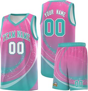 Maillot de basket-ball Offre Spéciale de qualité supérieure ensembles de basket-ball imprimés par sublimation uniformes de basket-ball OEM personnalisés pour hommes - Product Image 1