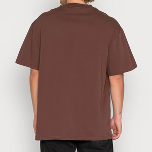 เสื้อยืดผ้าฝ้ายโอเวอร์ไซส์ทรงหลวมโอเวอร์ไซส์สำหรับผู้ชายเสื้อผ้าแนวสตรีทเฮฟวี่เวทสำหรับ2025 - Product Image 2