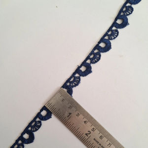 Bordure en dentelle de polyester GPO de couleur noire pour les offres de robes en gros - Product Image 1