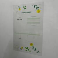 Planificateur quotidien réutilisable et durable, modèle-13, surface de tableau blanc facile à nettoyer, adhérence par électrostatique, verre