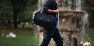 Leather Canvas Travel <b>Bag</b> Stylish Duffel <b>For</b> <b>Men</b> Women Multipurpose Weekend Overnight Travel Large Tote LCTB-0057 - Product Image 5