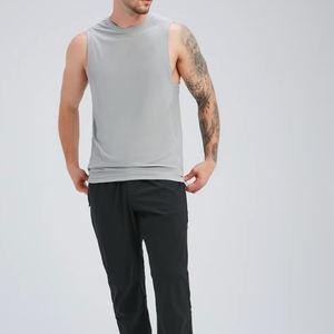 Haute qualité personnalisé hommes sans manches débardeurs respirant coton Streetwear maillots prix de gros - Product Image 3