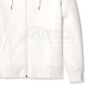 เสื้อฮู้ดลำลองสำหรับผู้ชายเสื้อสเวตเตอร์มีฮู้ดผ้าฝ้าย100% ผ้าโพลีเอสเตอร์สีพื้นสำหรับฤดูใบไม้ร่วงออกแบบโลโก้ได้ตามต้องการ - Product Image 5