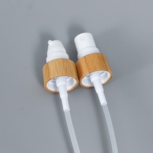 Dispensadores de Loción de Vidrio Esmerilado de 30ml, <span class=keywords><strong>50ml</strong></span> y 60ml con Impresión de Logotipo Personalizado, Envases para Cuidado de la Piel con Tapas de Madera de Bambú - Product Image 3
