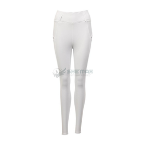 Durable <b>Lightweight</b> <b>Women</b> Equestrian <b>Trousers</b> Soft Stretch Comfortable Equestrian Riding Breeches Customized - Product Image 1