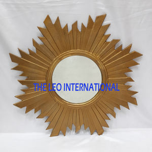 Espejo de Pared Redondo Grande con Marco de Hierro de Alta Calidad, Espejo de Maquillaje Moderno y Duradero para Decoración del Hogar, Material de Vidrio - Product Image 4