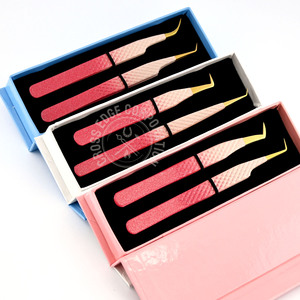 Professional Curved Classic Tweezer Russian Long Isolation Lash Extension Fiber Tip Nonslip Lash <b>Tool</b> Lightweight Premium - Product Image 6