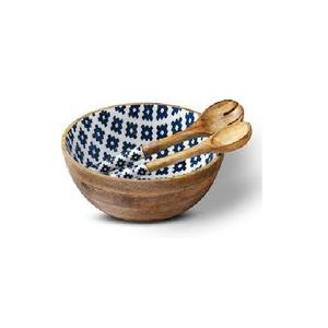 Ensaladera de fruta redonda personalizable de gran venta, nuevo modelo de madera de bambú Natural pulida para bodas y uso en la cocina - Product Image 5