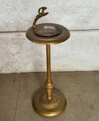 Cenicero de Metal Antiguo para Oficina, Hotel, Decoración de Interiores, Cenicero Portátil de Lujo Personalizado con Soporte - Product Image 2