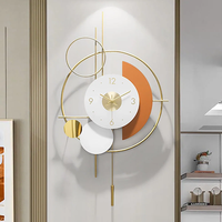Nouvelle Horloge Murale Métallique Texturée 3D Populaire pour la Maison, le Bureau et la Décoration Intérieure – Art Déco Moderne, Cadeau d'Anniversaire, Artisanat du Ramadan