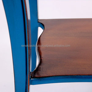 Tables de jardin, modèle 8300, taille 80x45x77, fabriquées en bois de palissandre vieilli de qualité avec une finition soignée - Product Image 4