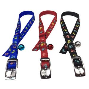 Collier de chat réglable en nylon et polyester personnalisable avec sangle réfléchissante multicolore Laisse élégante et personnalisée pour animaux de compagnie - Product Image 6