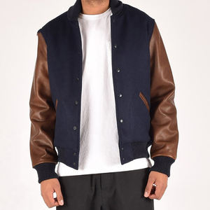 Chaqueta Varsity de lana de talla y color personalizada hecha en fábrica para hombre, estilo Letterman, talla XL para invierno - Product Image 6