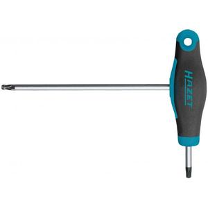 Llave TORX con mango en T Hazet, llaves hexagonales duraderas con cabezal esférico para un uso conveniente - Product Image 1