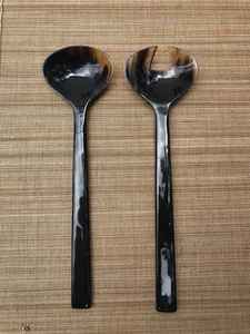 ชุดจานชามเขากลางคุณภาพสูงชุดจานชามทำด้วยมือทำจากธรรมชาติรูปควายขายส่งมีจำนวนมาก - Product Image 6