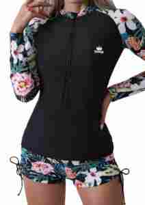 Custom Printed Breathable Quick Dry <b>Rash</b> <b>Guard</b> for <b>Women</b> and Men with Full Sleeve High Quality Adults Latest Design - Product Image 4