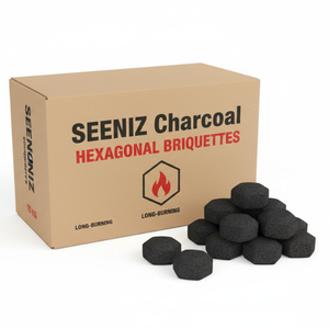 Carbón Vegetal de Cáscara de Coco para Barbacoa, Ecológico, Sin Humo, Tiempo de Combustión de 4 a 6 Horas, Sabor Limpio para Uso en Restaurantes - Product Image 1