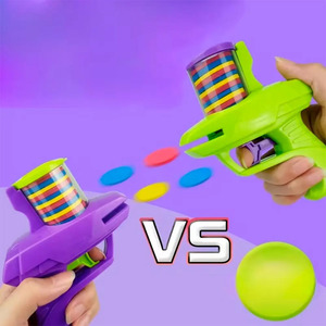 Pistolet lanceur de disques 2 pièces pour enfants - Couleurs assorties - Product Image 6