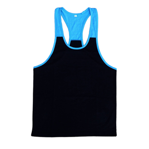 Débardeur de gymnastique pour hommes imprimé personnalisé respirant écologique tricoté 220g débardeurs en coton décontracté Fitness actif musculation - Product Image 1