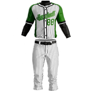 ชุดเครื่องแบบเบสบอลซอฟต์บอลสำหรับผู้ชายชุดเล่นกีฬาแบบสั่งทำชุดทีมออกแบบโลโก้ได้ตามต้องการ - Product Image 5