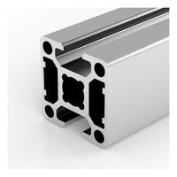 Profils en aluminium de la série 6000 à assemblage modulaire avec rainures en T, services de découpe et de soudage