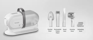 ชุดสุญญากาศกรูมมิ่งแมวสุนัข2L ไร้สายแบบพกพาสำหรับทำความสะอาดและดูแลสัตว์เลี้ยง - Product Image 3