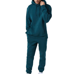 Ensemble de survêtement d'hiver chaud avec doublure en polaire et broderie de logo personnalisée provenant d'une usine de vêtements de sport - Product Image 3